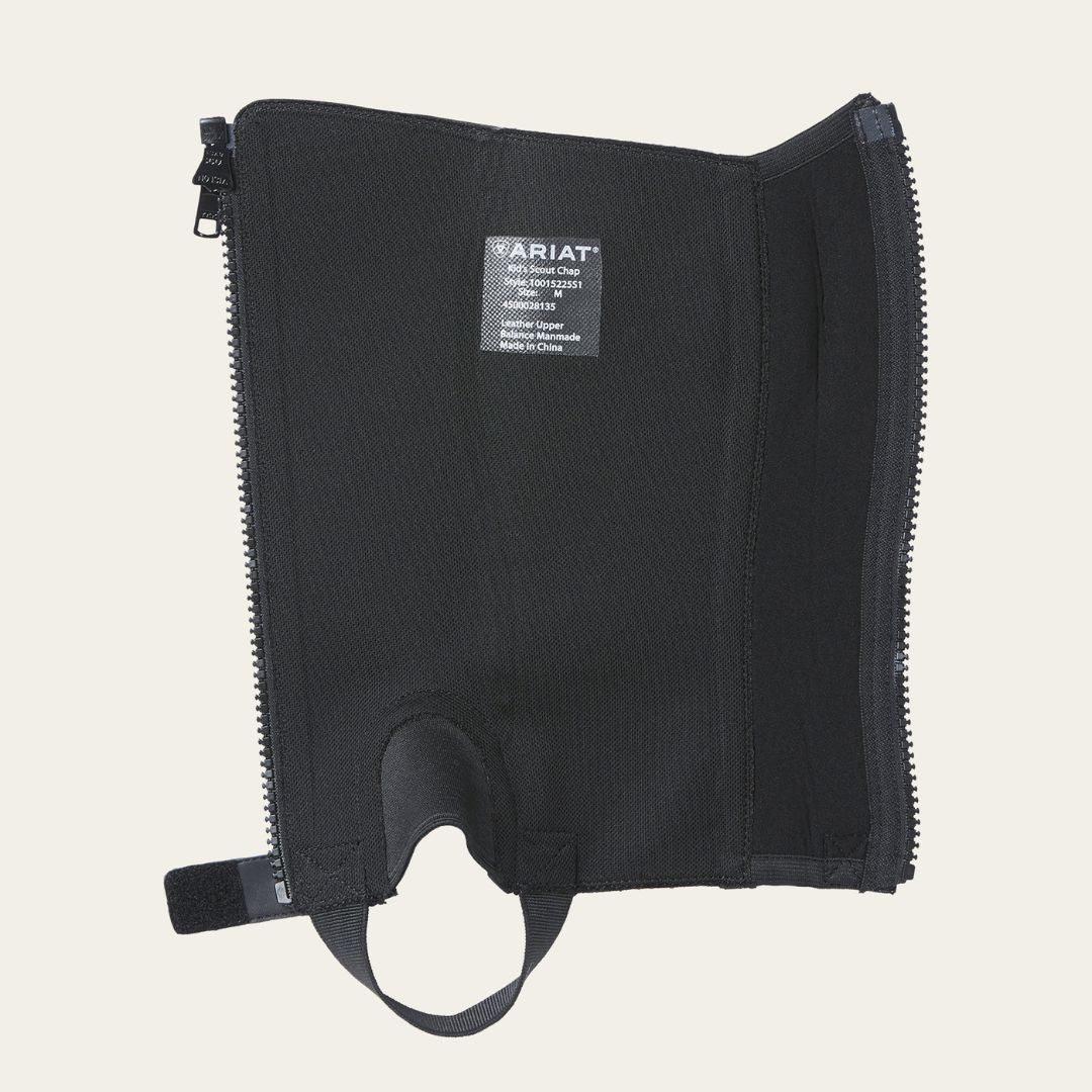 Ariat Kid Chap Half Chap in Black - Image 4
