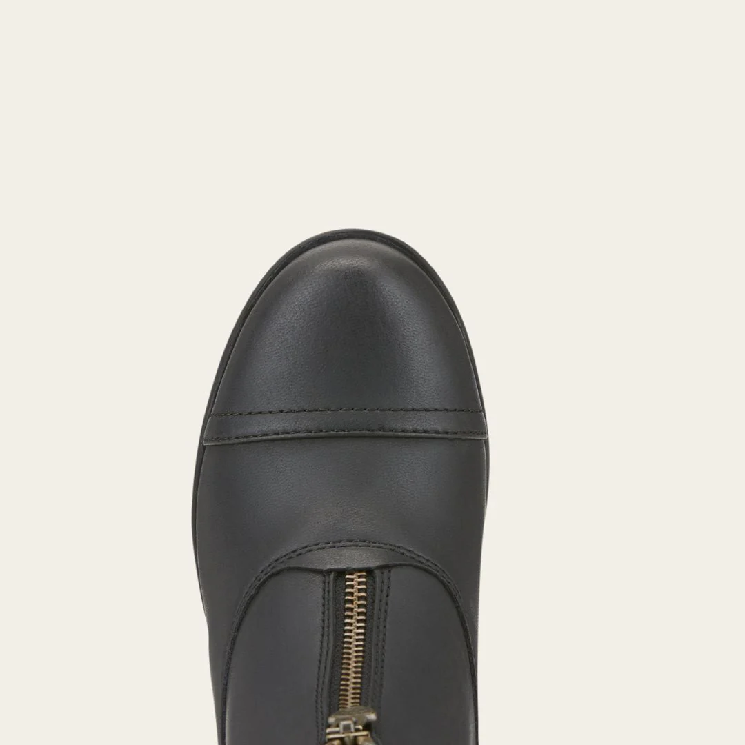 Ariat Kid Scout Zip Paddock Boot in Black - Image 4