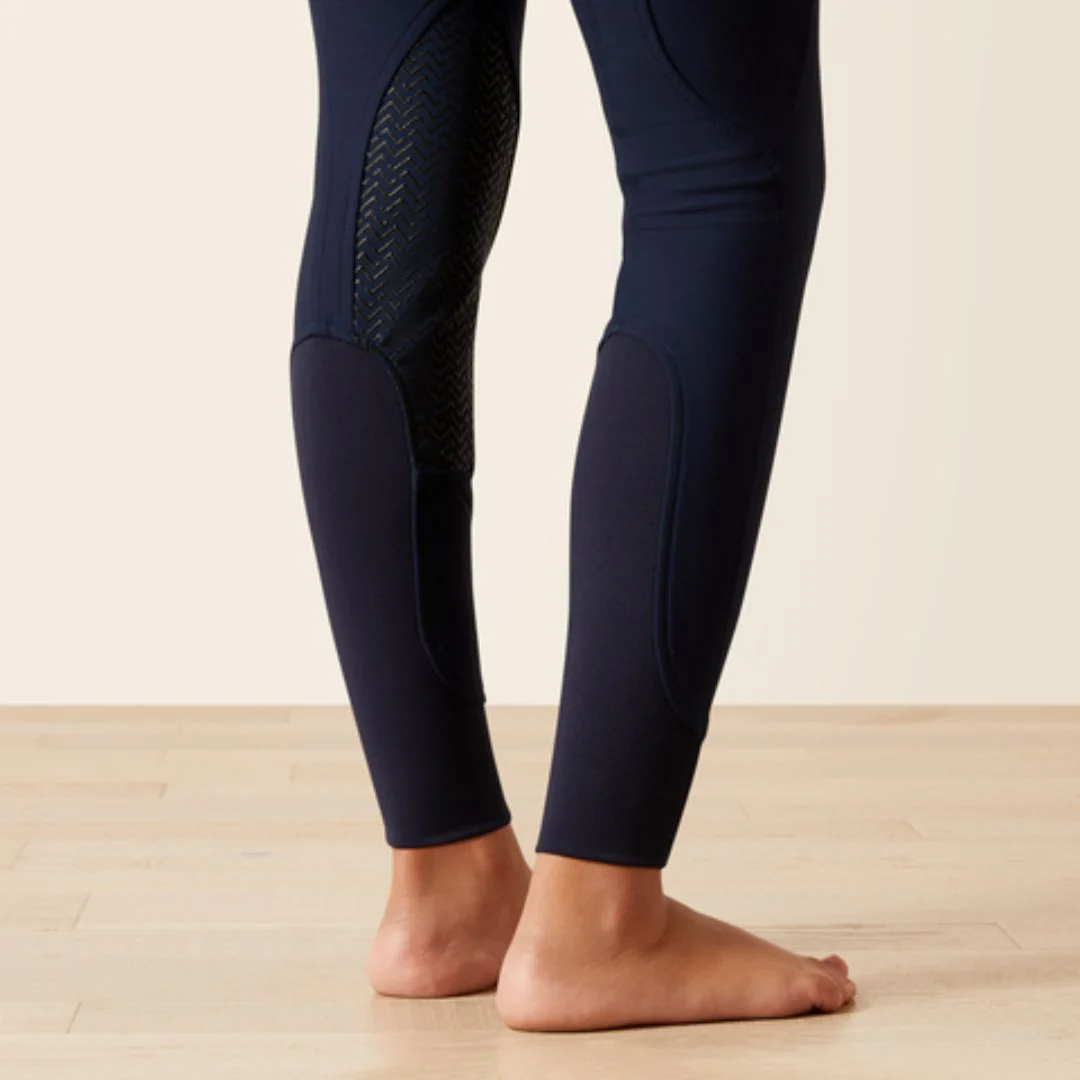 Ariat Kids Prelude Knee Patch Breech in Navy Eclipse - Image 2