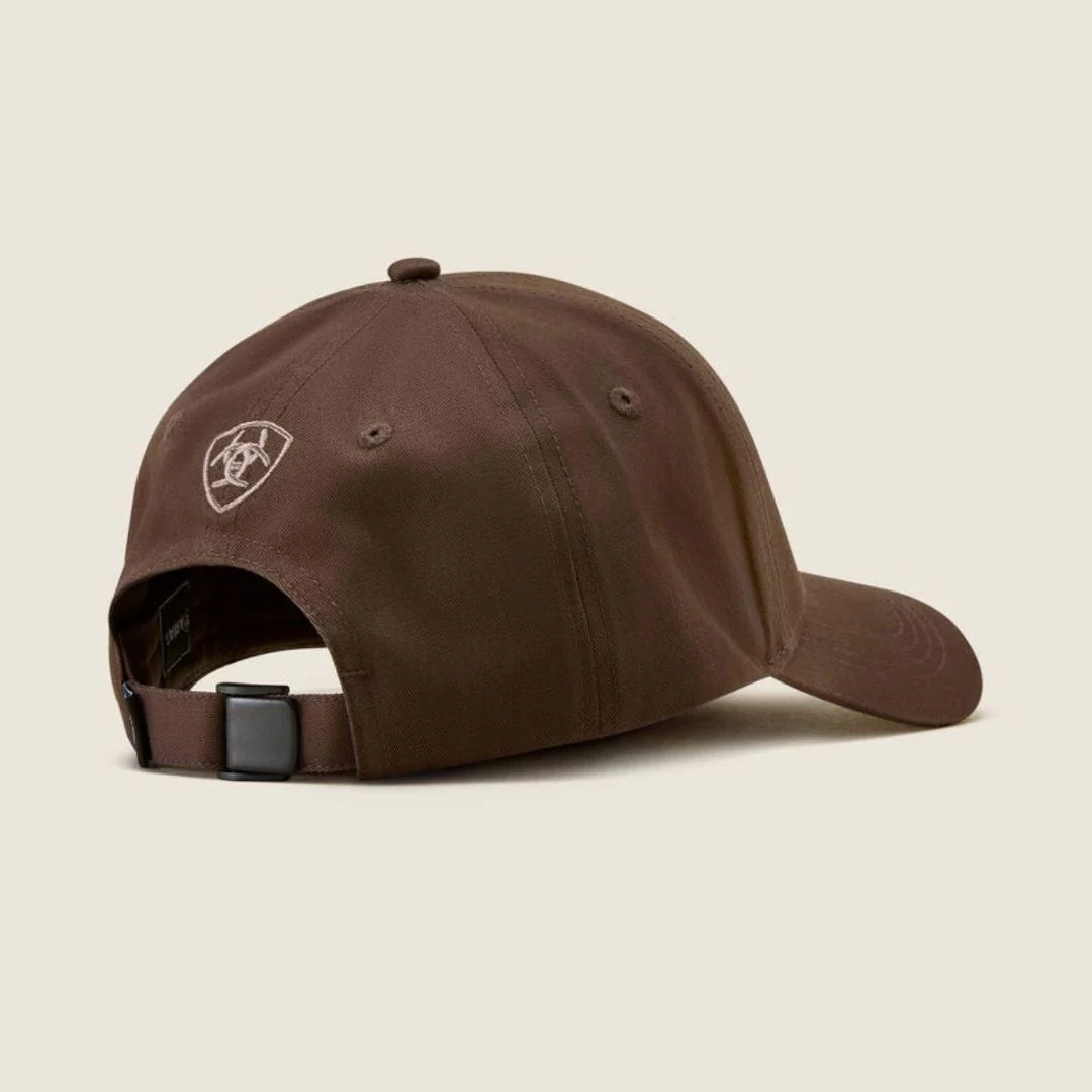 Ariat Show Baseball Cap in Chocolate Brown - Image 2