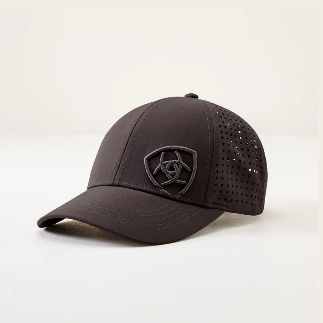 Ariat Tri-Factor Baseball Cap in Chocolate Brown