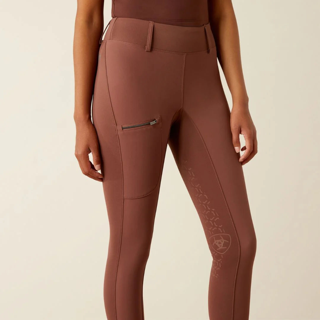 Ariat Women's Boreas Half Grip Tight in Marron - Image 3