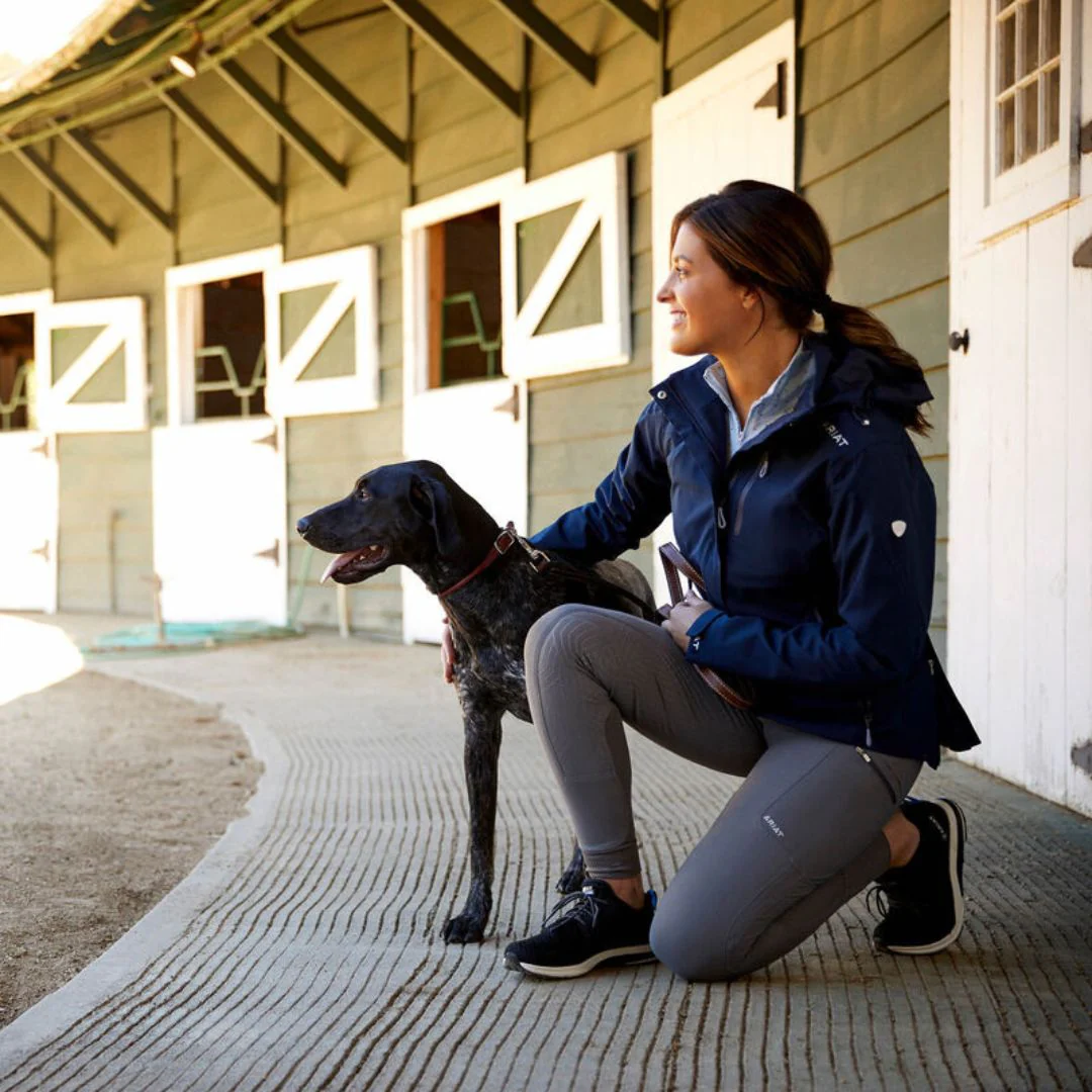 Ariat Women's Coastal Waterproof Jacket in Navy - Image 2