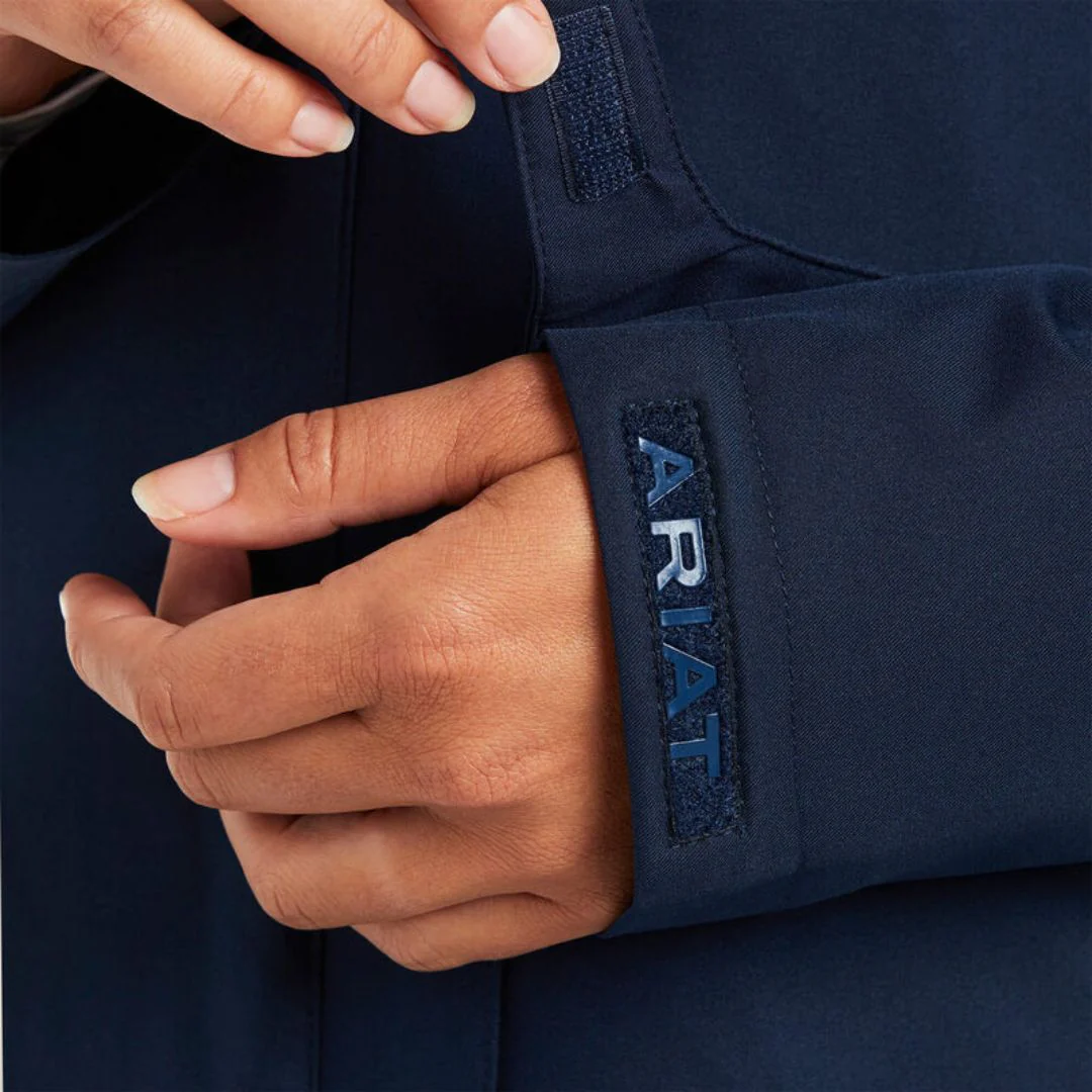 Ariat Women's Coastal Waterproof Jacket in Navy - Image 6