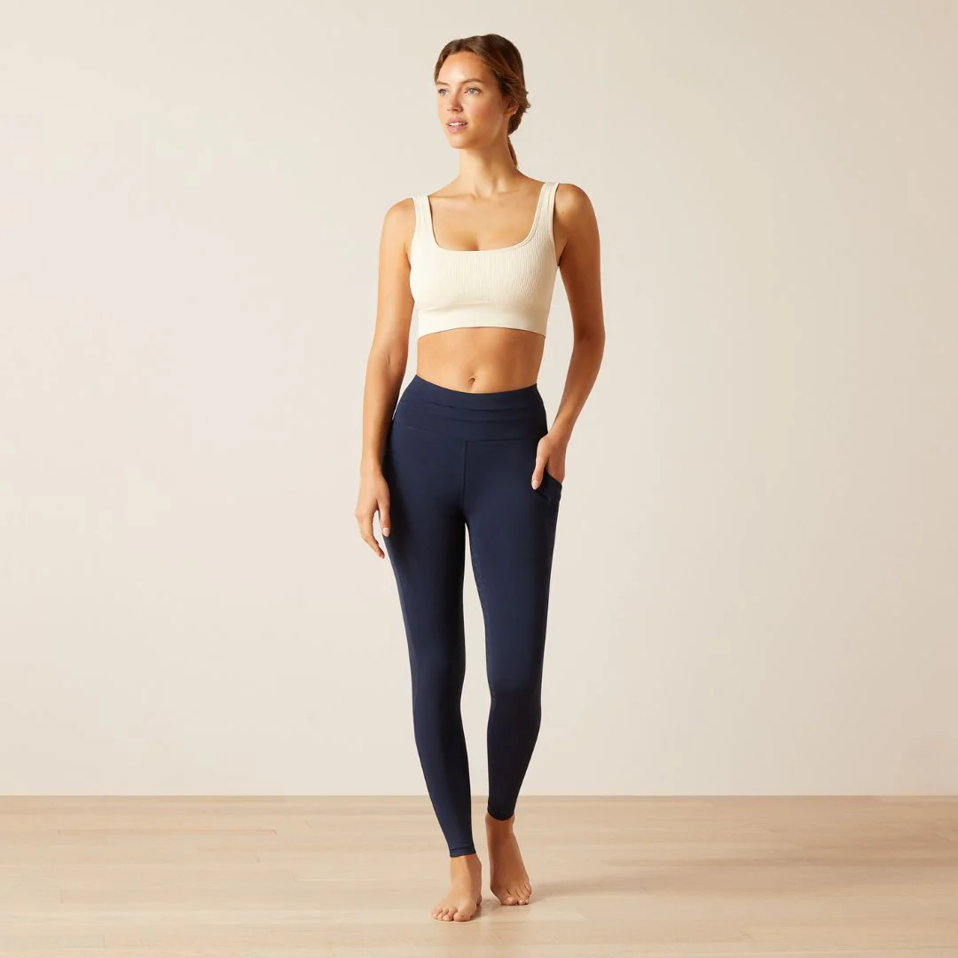 Ariat Women's Eos Full Seat Tight in Navy Eclipse - Image 9