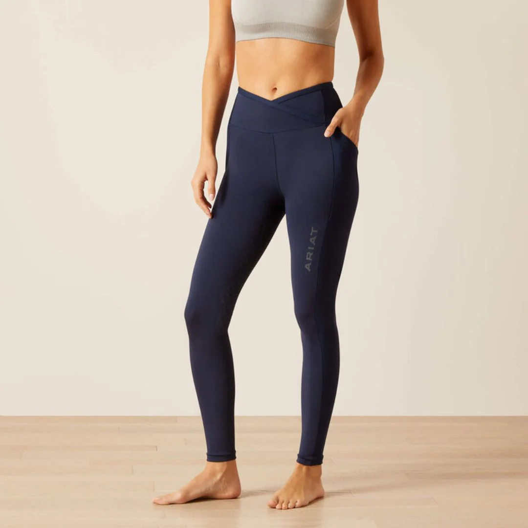 Ariat Women's Eos Chic Half Grip Tight in Navy Eclipse - Image 5