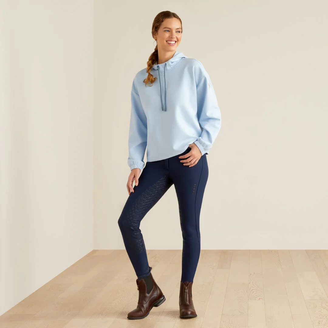 Ariat Women's Moraga Hoodie in Cerulean Heather - Image 3