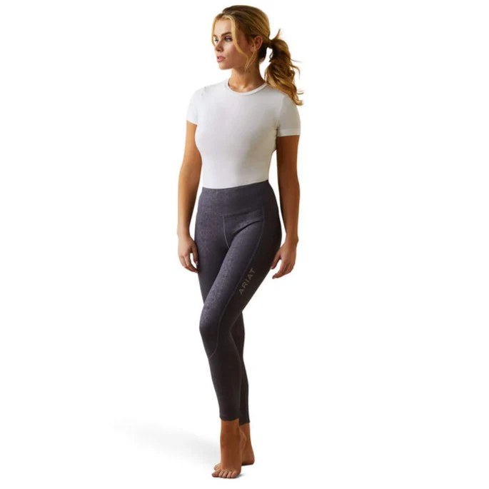 Ariat Women's Tek Riding Tights in Zia Embossed Periscope - Image 7