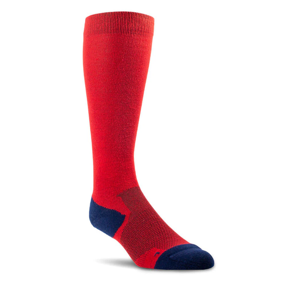 AriatTEK Performance Socks in Red & Navy - Image 2