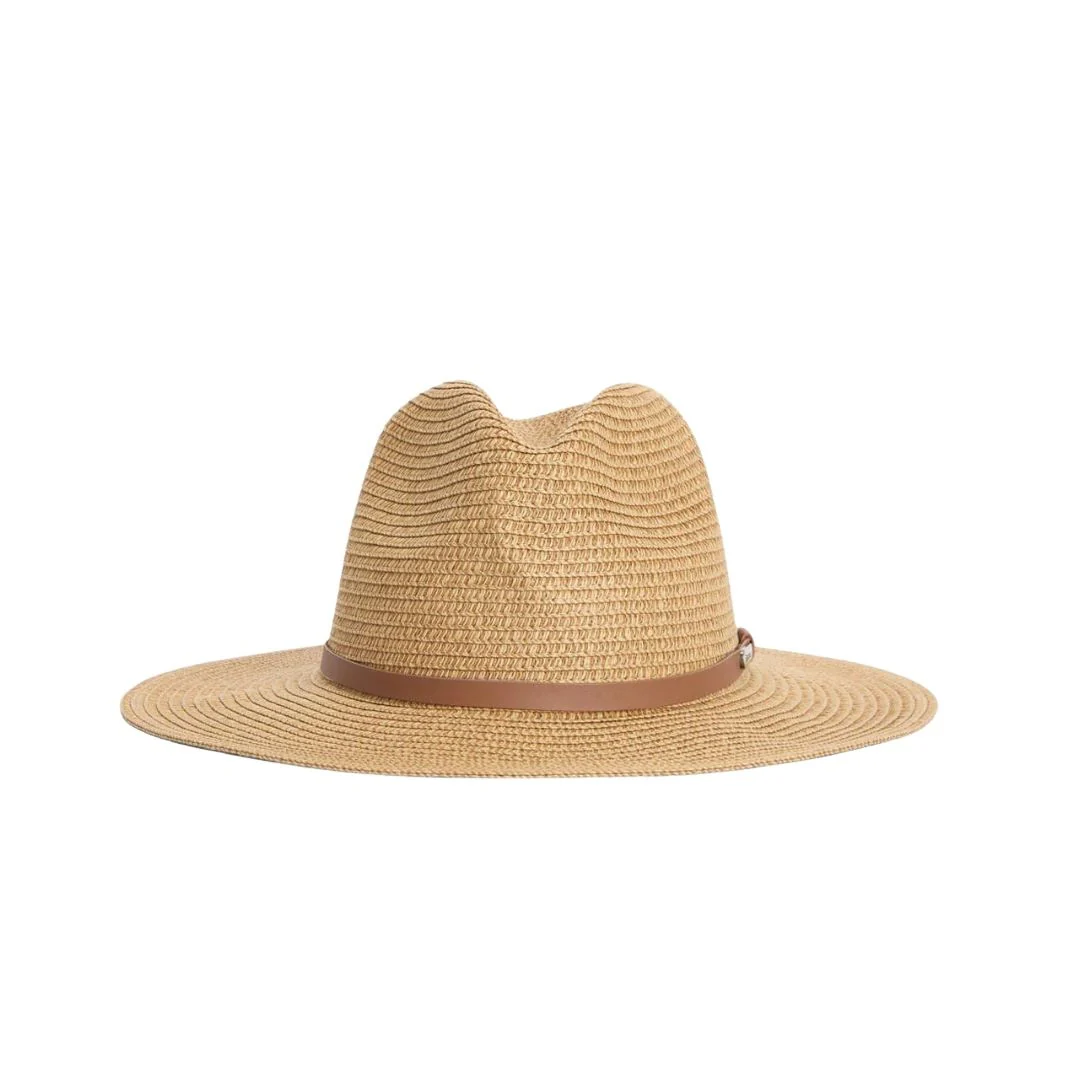Barbour Evelyn Braid Trilby Hat in Tan - Image 2