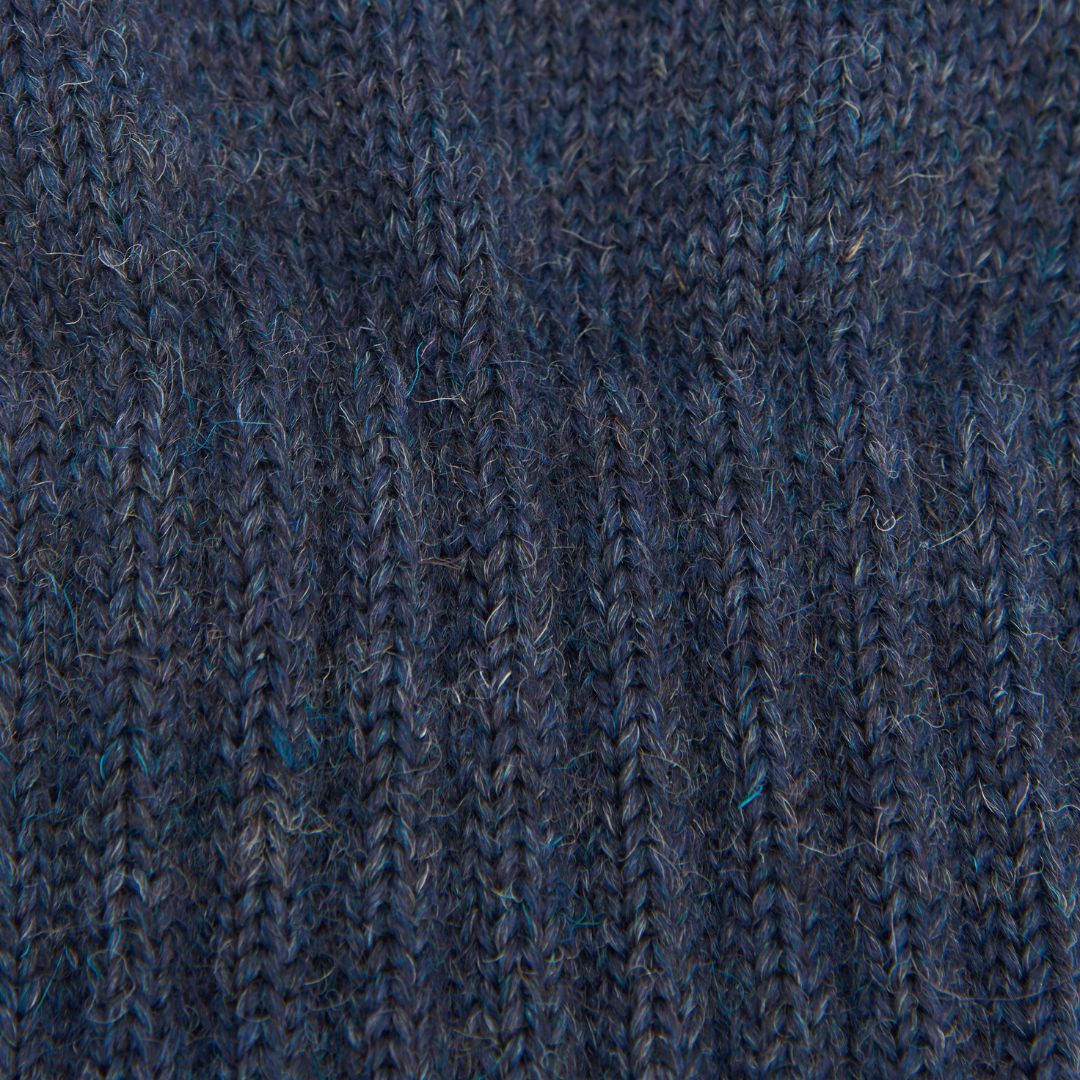 Barbour Fingerless Gloves in Navy - Image 4