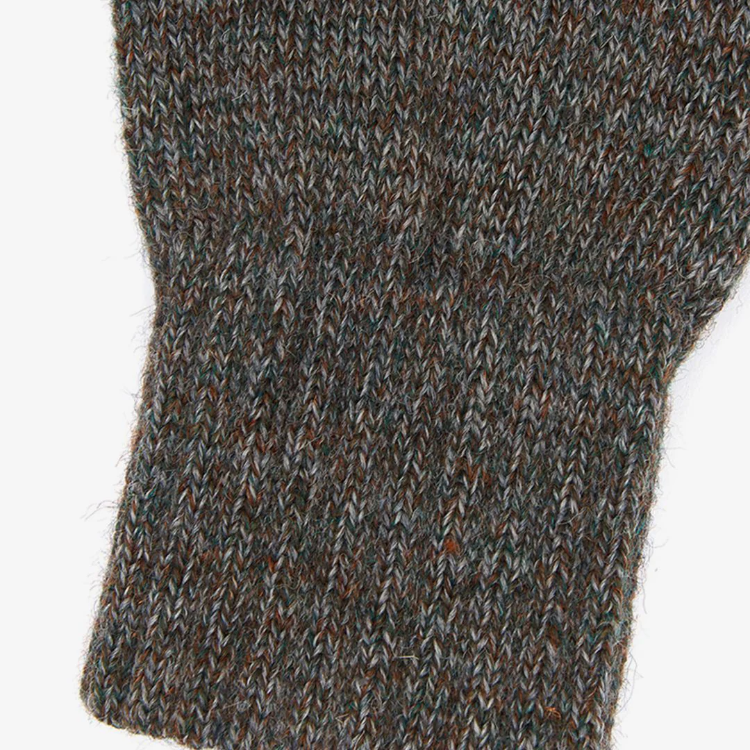 Barbour Fingerless Gloves in Olive - Image 3