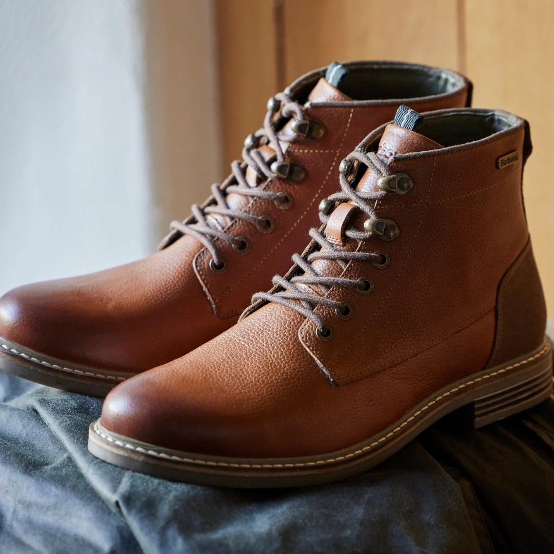 Barbour Men's Deckham Boots in Cedar - Image 3