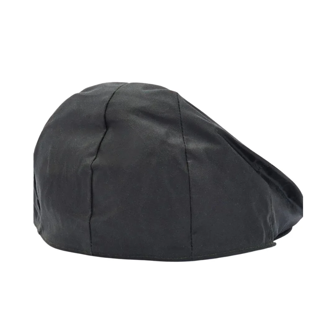 Barbour Men's Flat Wax Cap in Olive - Image 2