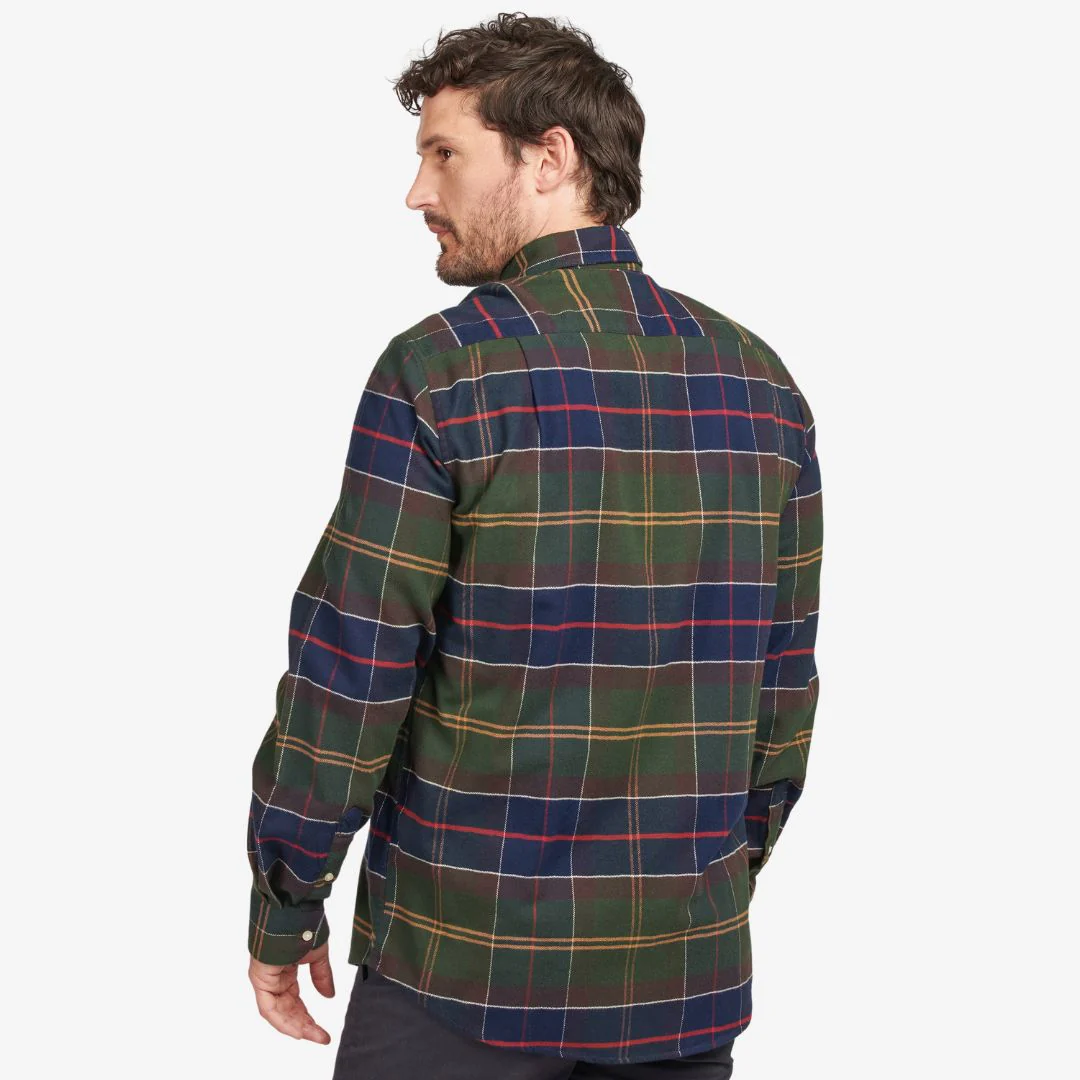 Barbour Men's Hogside Tartan Shirt in Classic Tartan - Image 2