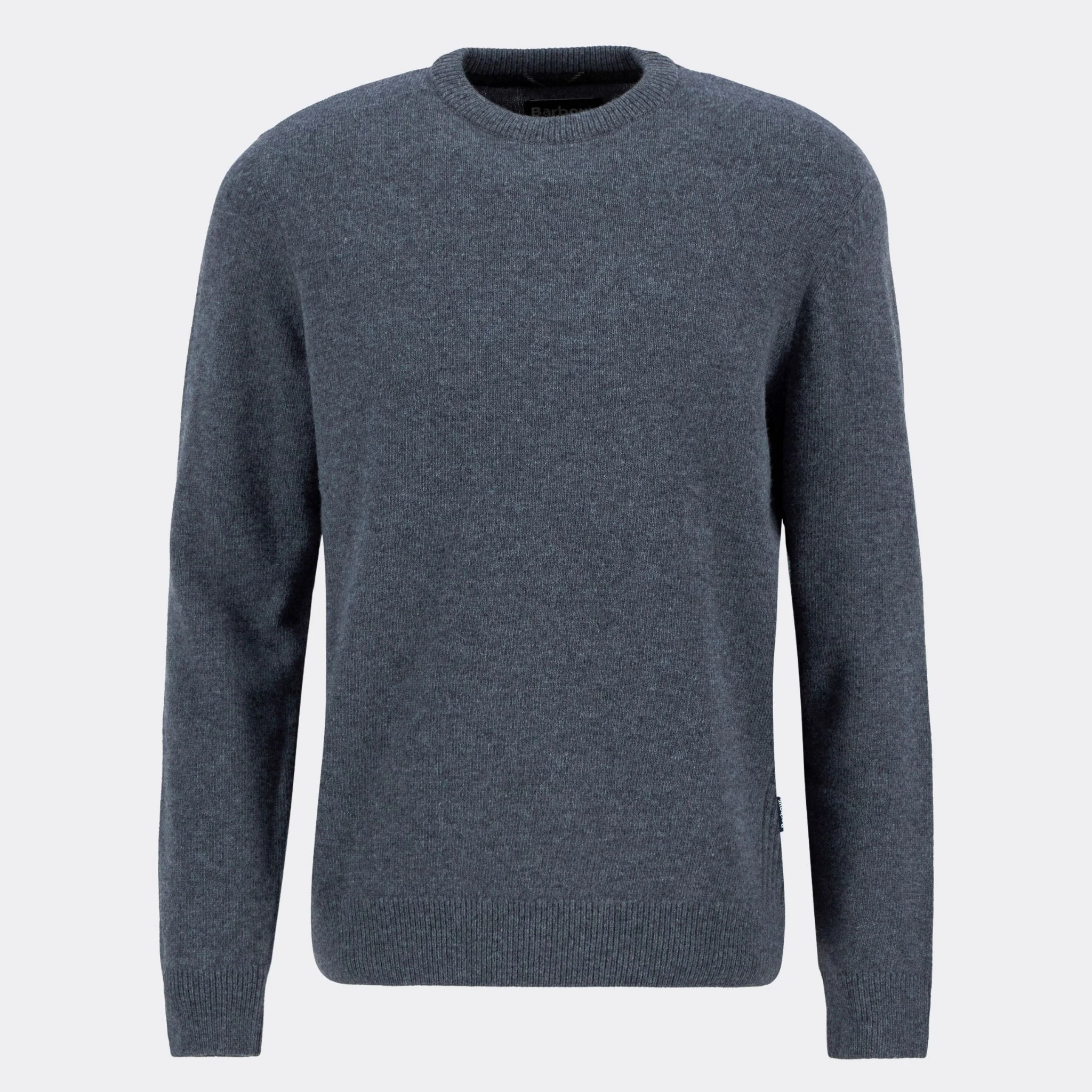 Barbour Men's Holden Crew Neck Jumper in Mid Grey Marl - Image 4