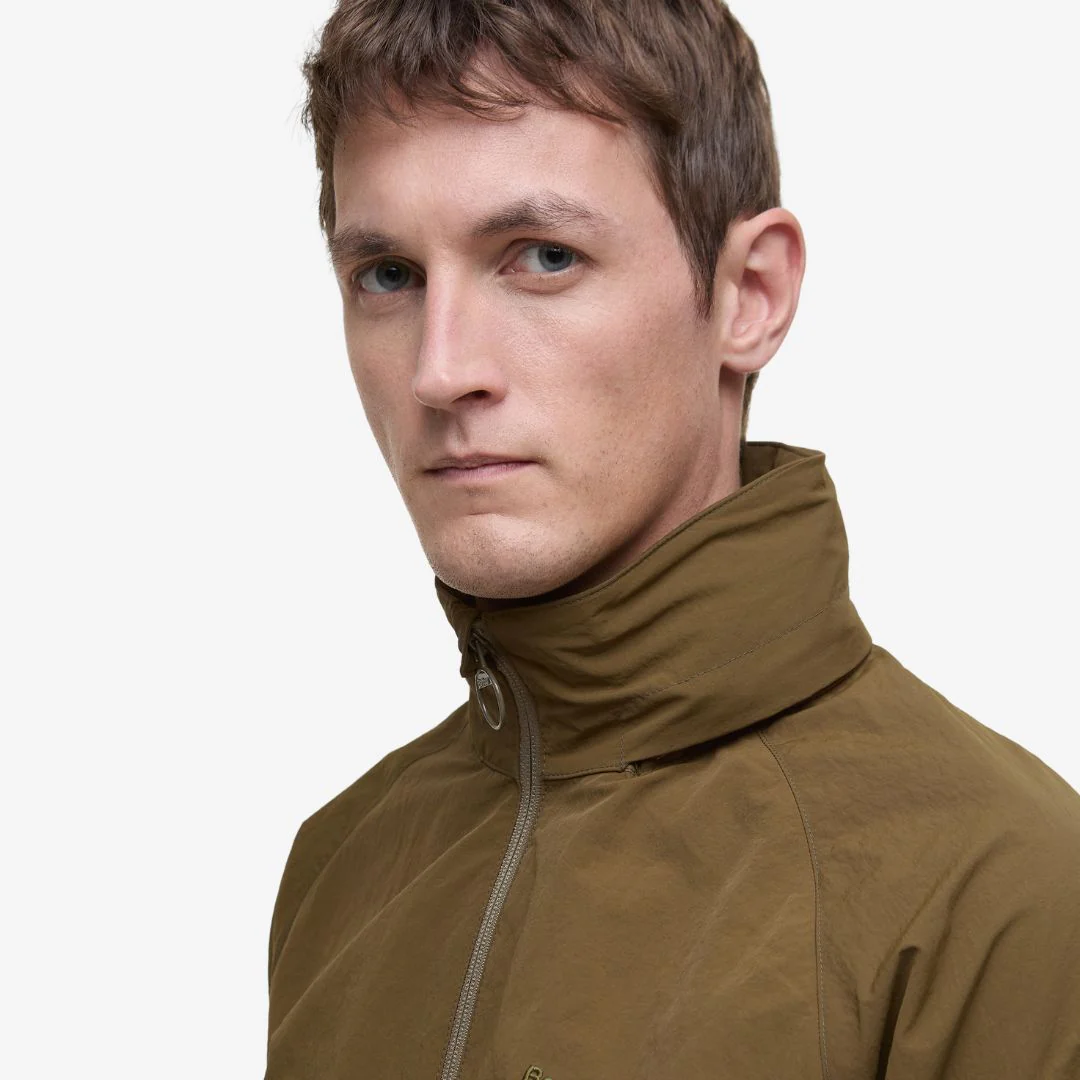 Barbour Men's Keld Showerproof Jacket in Light Sage - Image 2