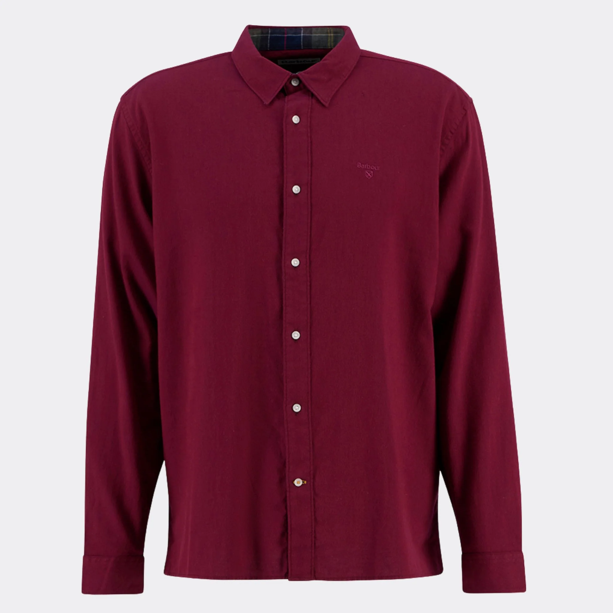 Barbour Men's Sealane Relaxed Long-Sleeved Shirt in Biking Red - Image 2