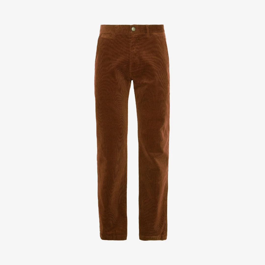 Barbour Men's Stretch Cord Tailored Trousers in Dark Honey - Image 5