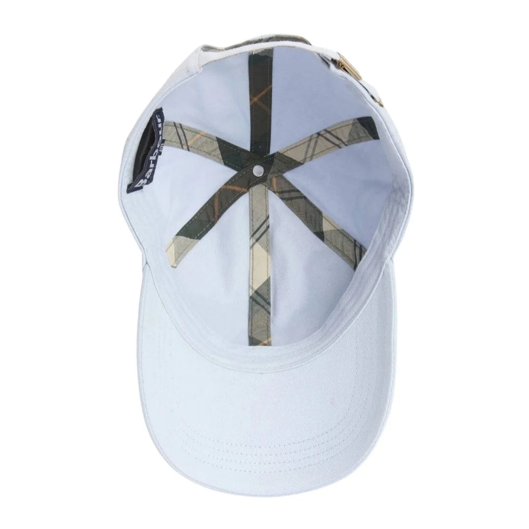 Barbour Milburn Baseball Cap in Niagra Mist - Image 4