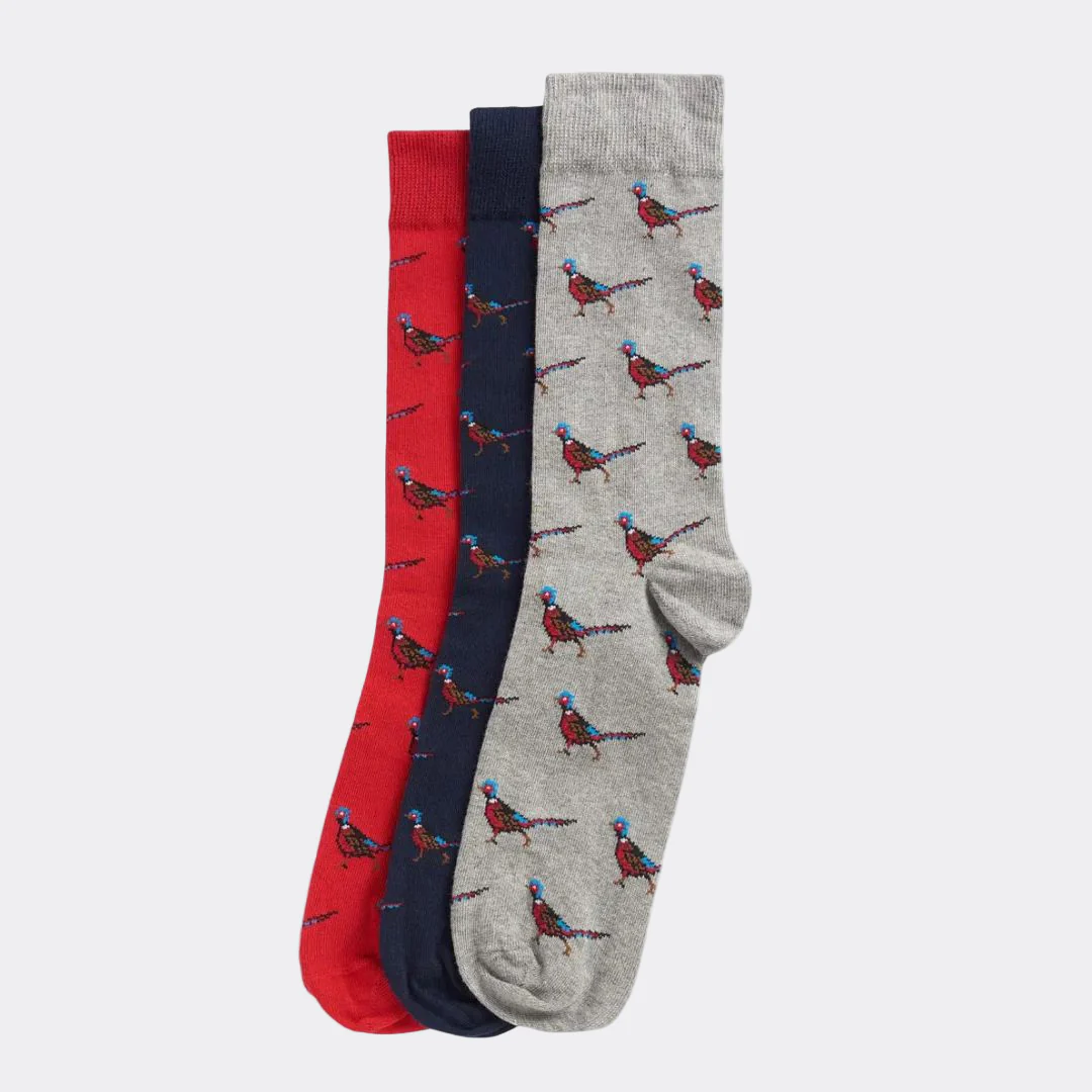 Barbour Pheasant Socks Gift Box Selection