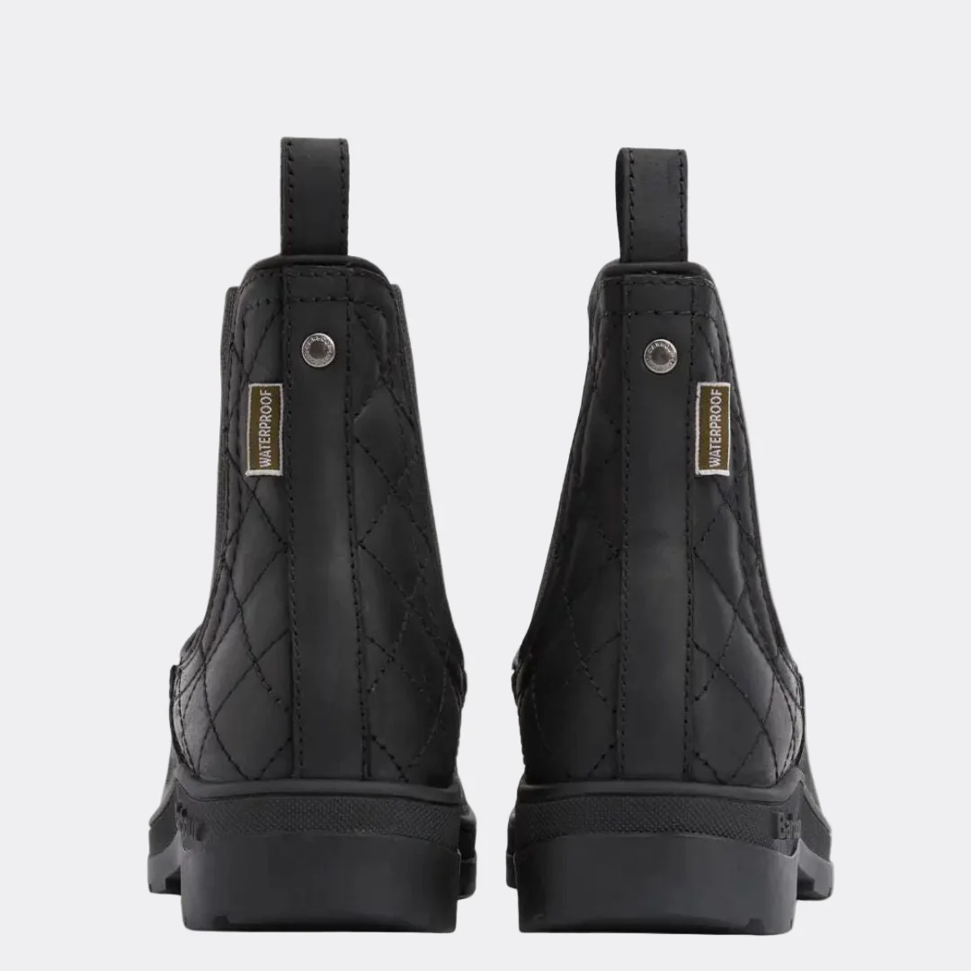 Barbour Women's Amble Chelsea Boots in Black Nubuck - Image 5