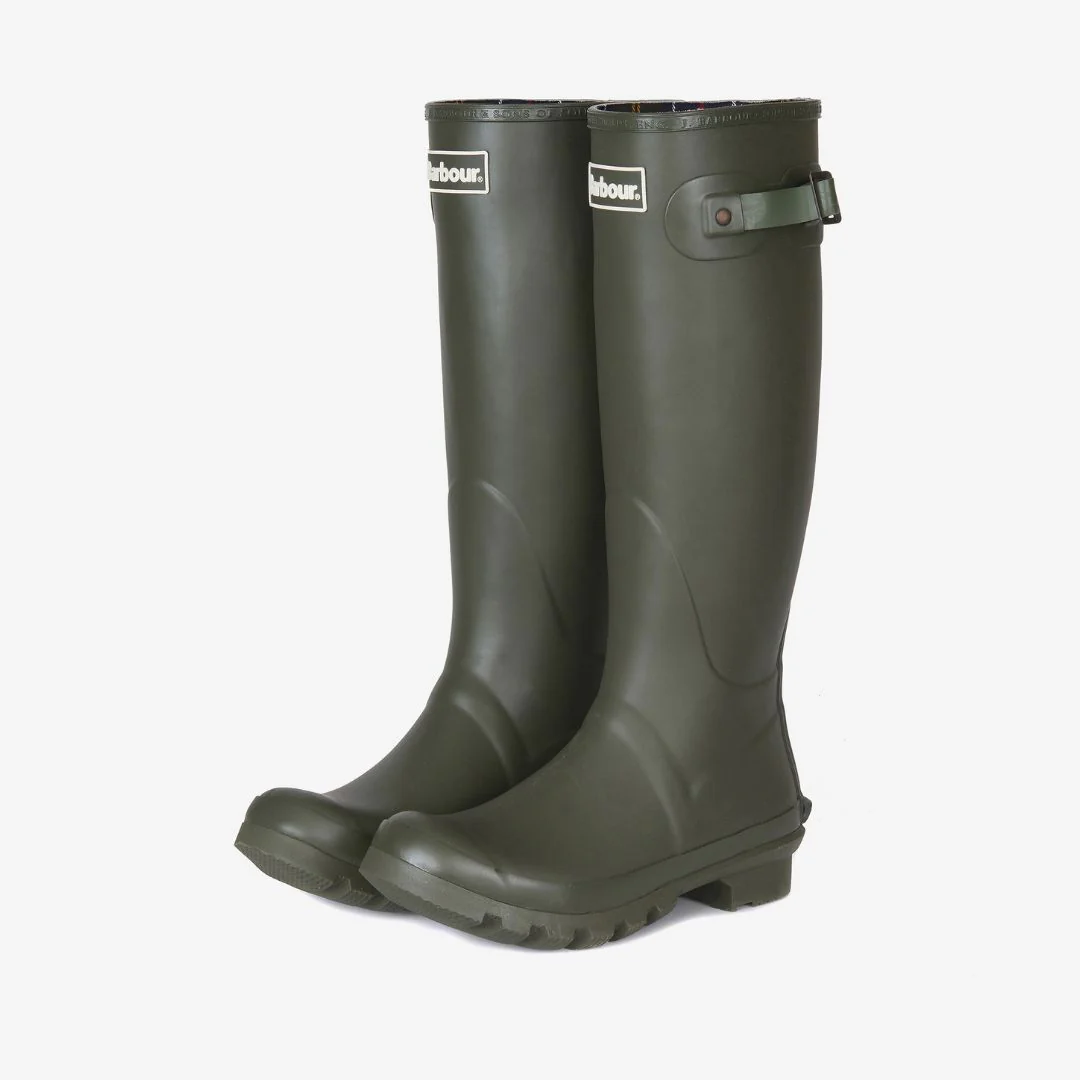 Barbour Women's Bede Wellington Boots in Olive - Image 4