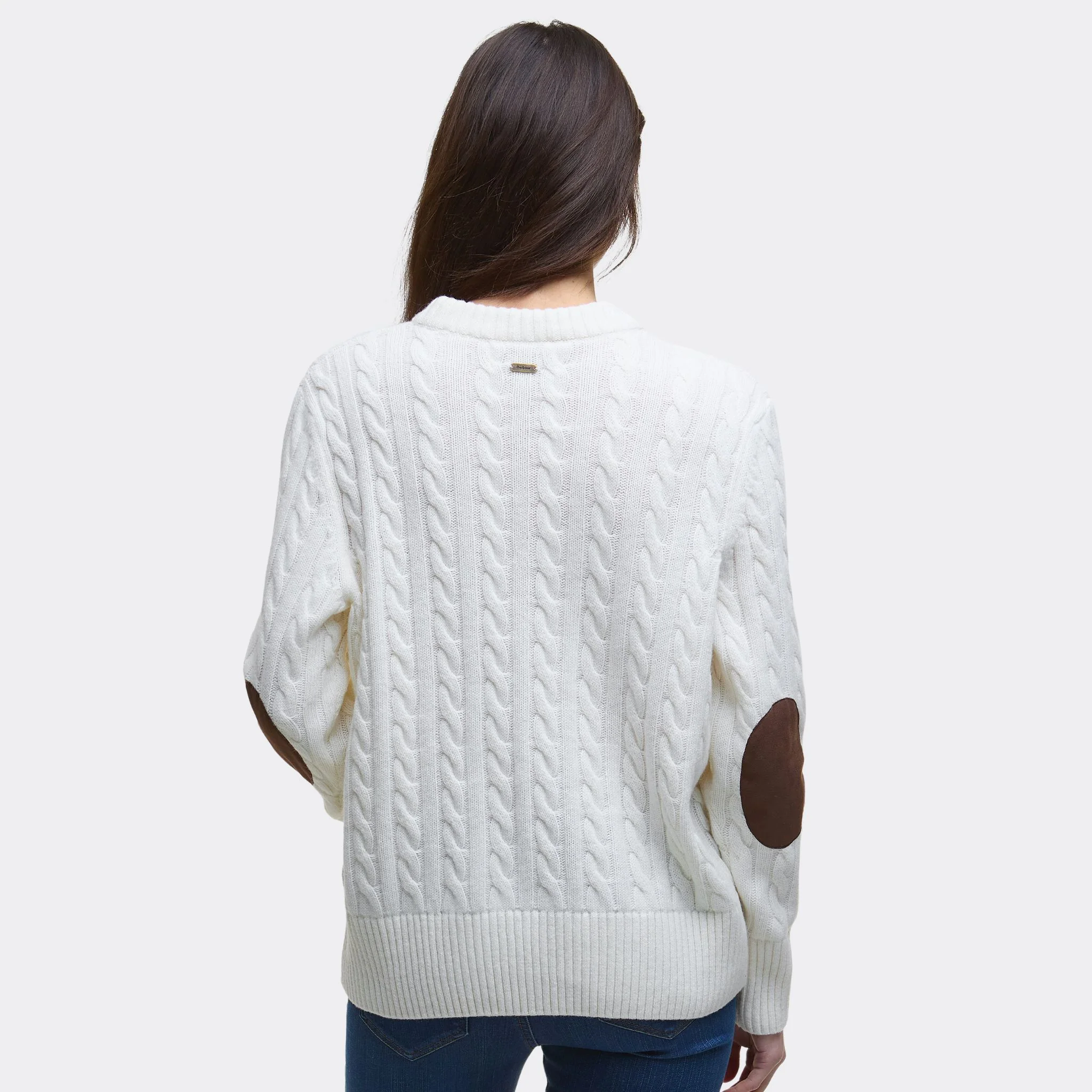 Barbour Women's Belford Cable Knit Jumper in Aran - Image 3