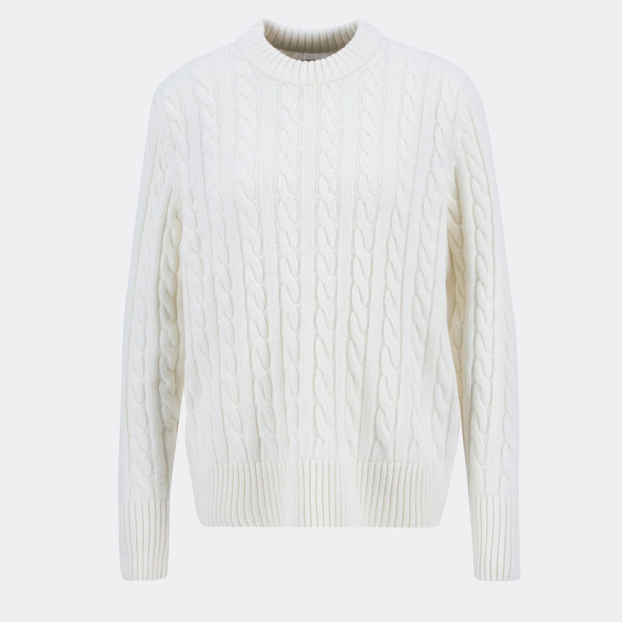 Barbour Women's Belford Cable Knit Jumper in Aran - Image 7