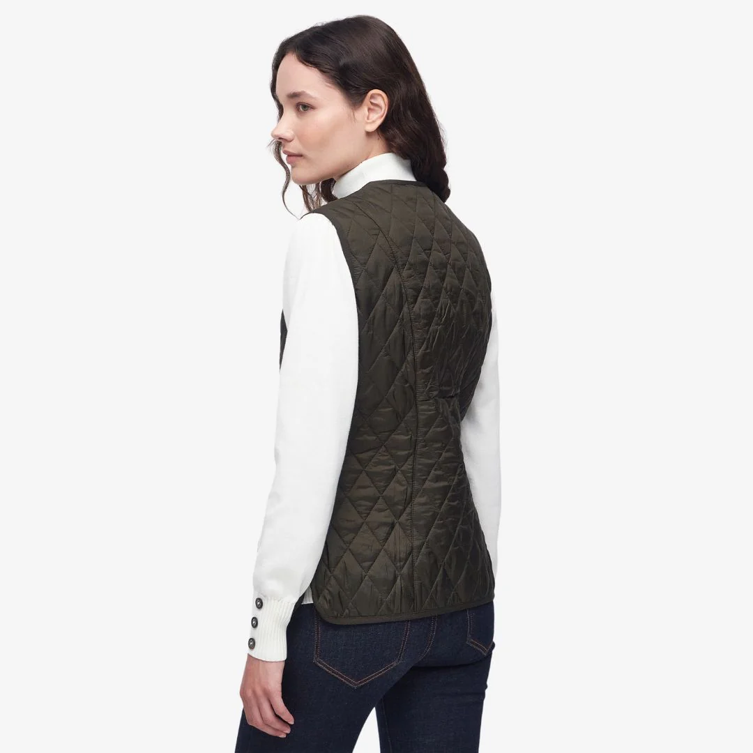 Barbour Women's Betty Interactive Liner in Dark Olive - Image 2