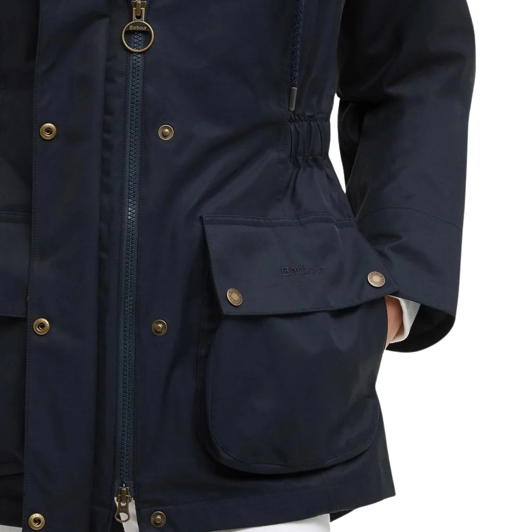 Barbour Women's Maple Waterproof Jacket in Dark Navy - Image 3