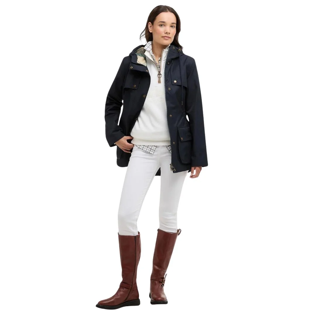 Barbour Women's Maple Waterproof Jacket in Dark Navy - Image 7