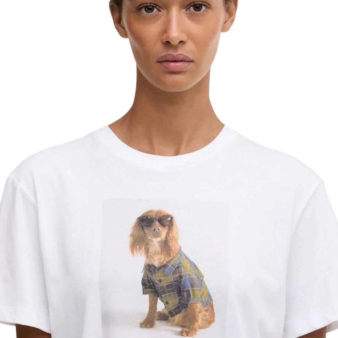 Barbour Women's Marine T-shirt in White - Image 2
