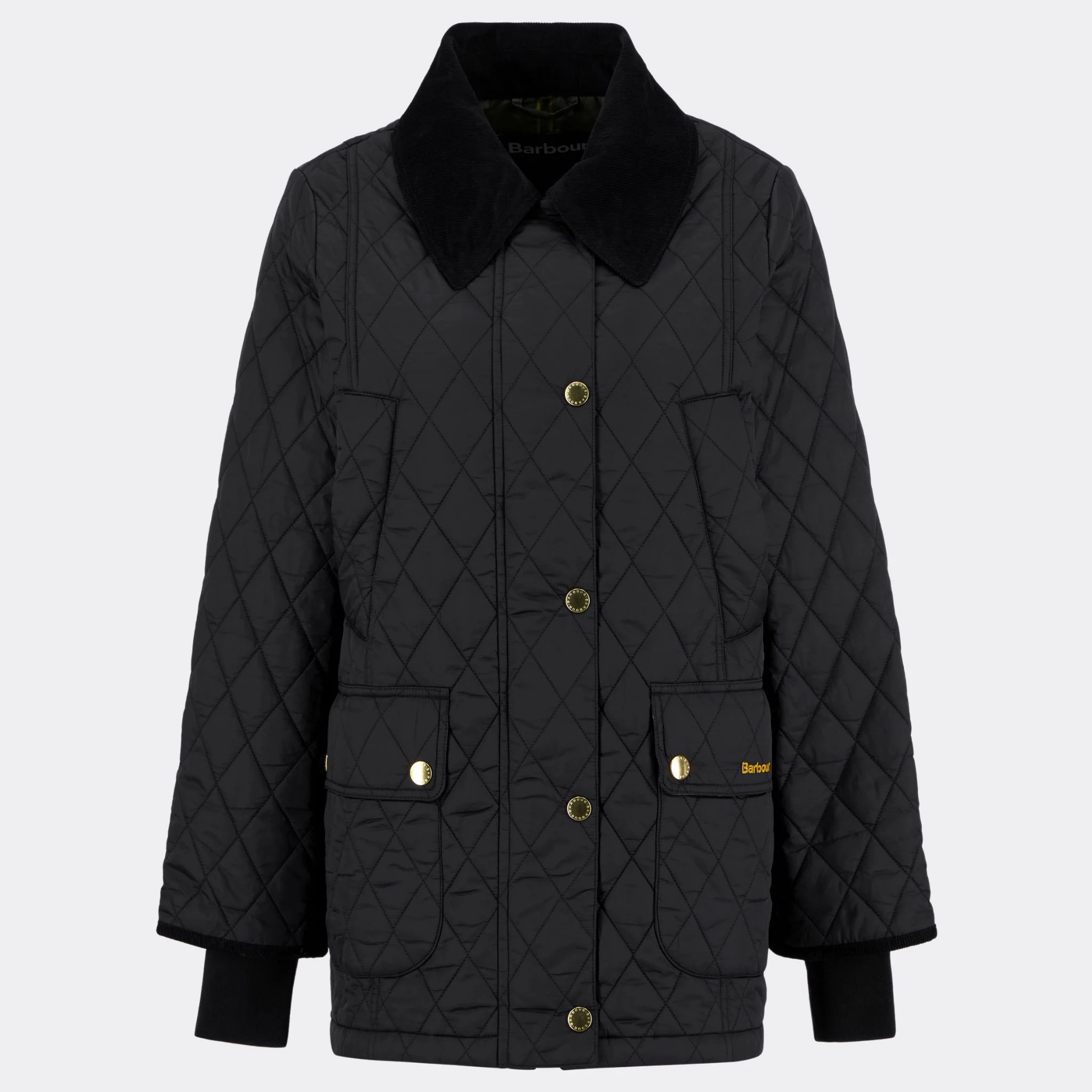 Barbour Women's Modern Beadnell Quilted Jacket in Black Classic - Image 2