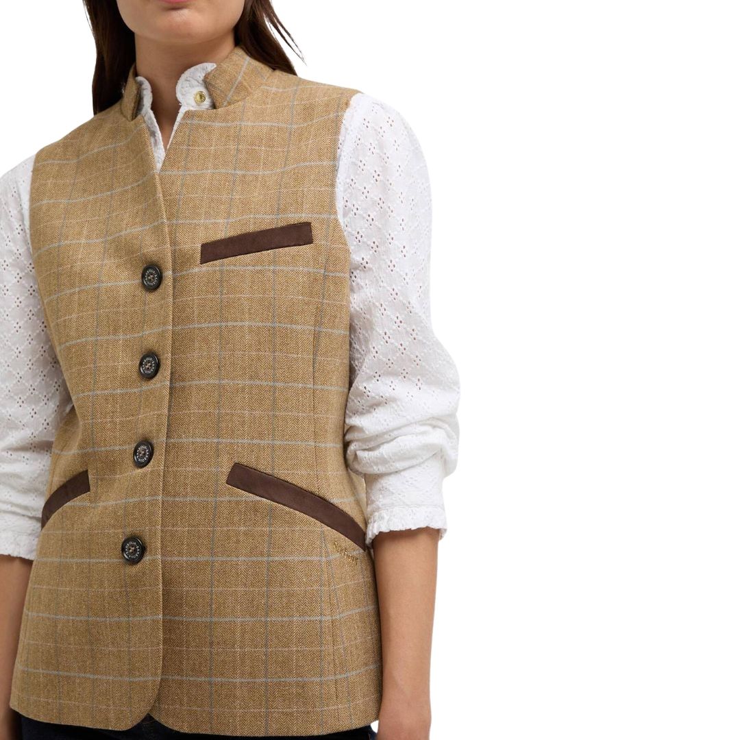 Barbour Women's Petunia Tailored Gilet in Soft Blue - Image 2