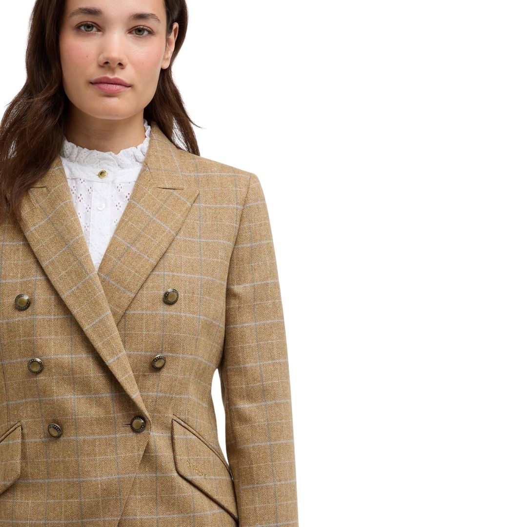Barbour Women's Wisteria Tailored Blazer in Soft Blue - Image 3