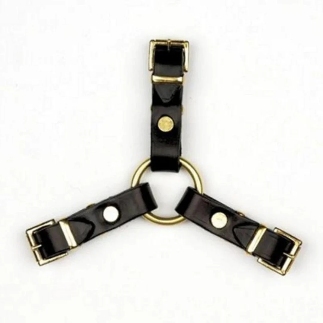 Celtic Equine 3 Way Coupling in Brown