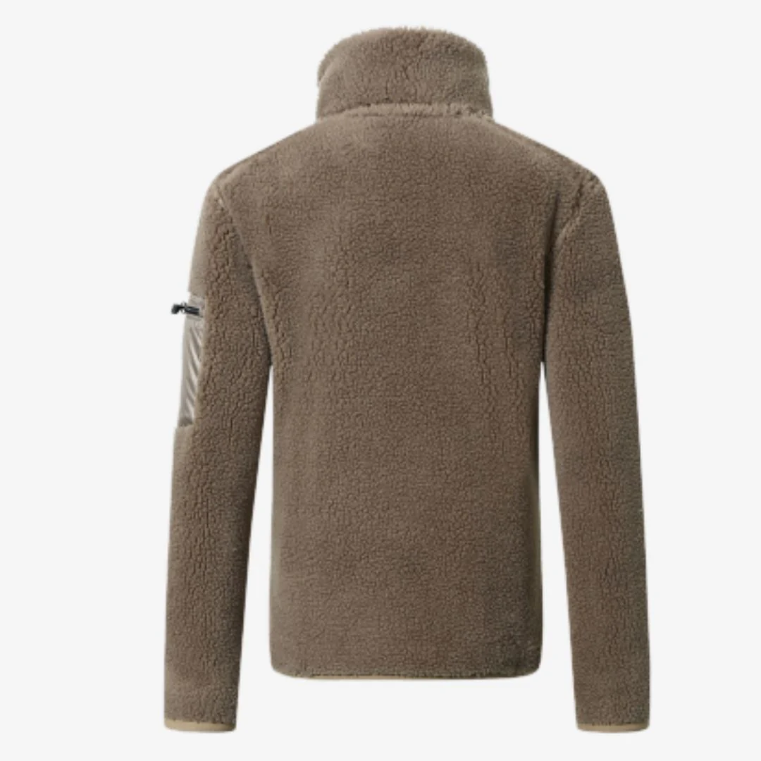 Covalliero Kids Fleece Jumper in Taupe - Image 3