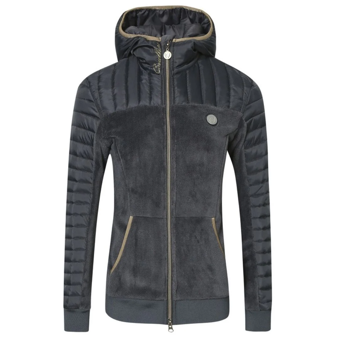 Covalliero Women's Hoodie Jacket in Graphite - Image 2