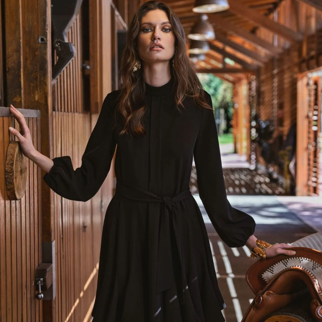 Cristina Barros Women's Short Dress in Black - Image 4