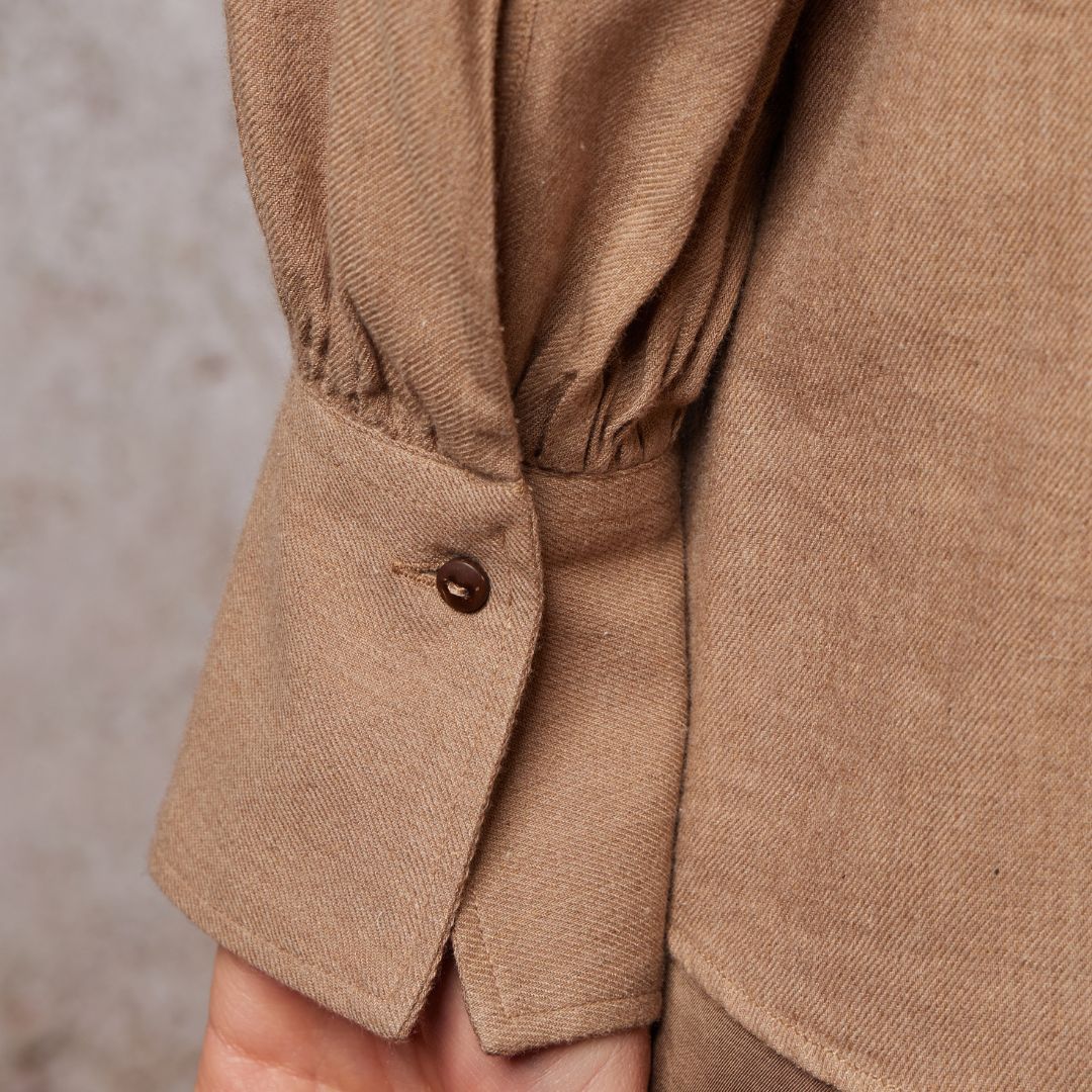 Diega Women's Clora Shirt in Camel - Image 5