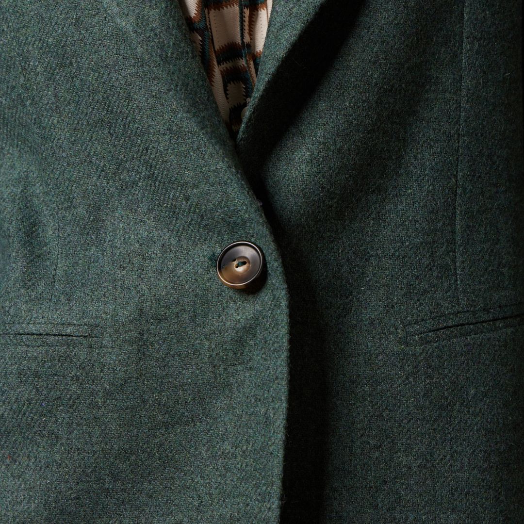 Diega Women's Vanielo Tailored Jacket in Green - Image 4