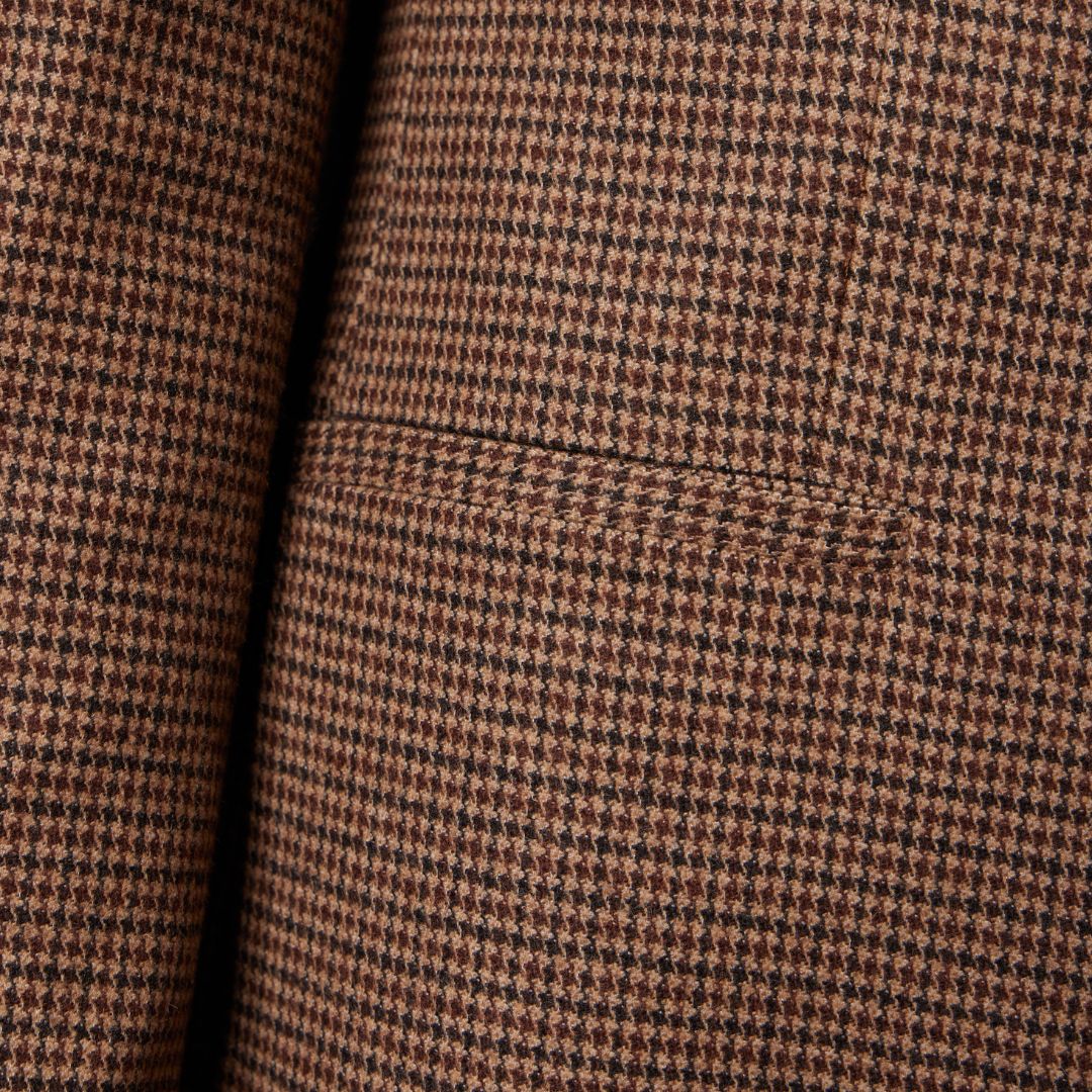 Diega Women's Victorio Check Jacket in Brown - Image 7