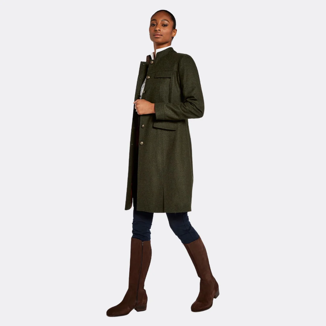 Dubarry Women's Coolepark Tweed Coat in Loden - Image 5