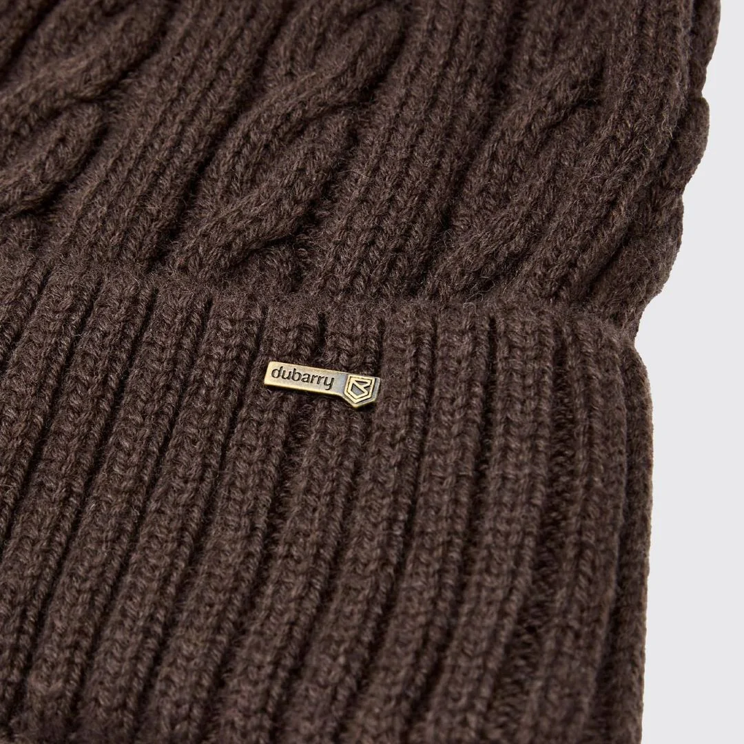 Dubarry Forester Knitted Bobble Hat in Elk - Image 2