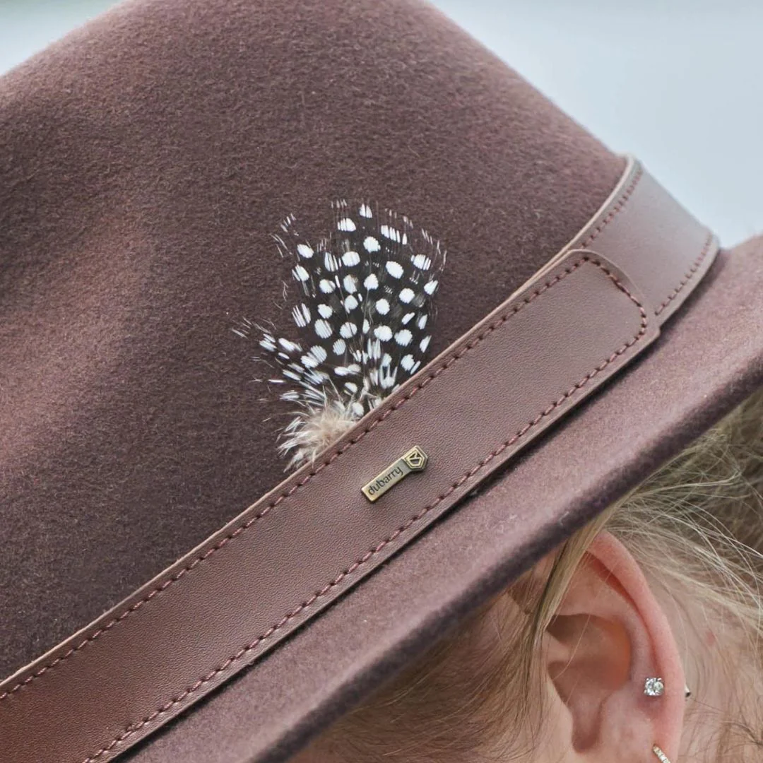 Dubarry Gallagher Felt Fedora Hat in Bourbon - Image 7