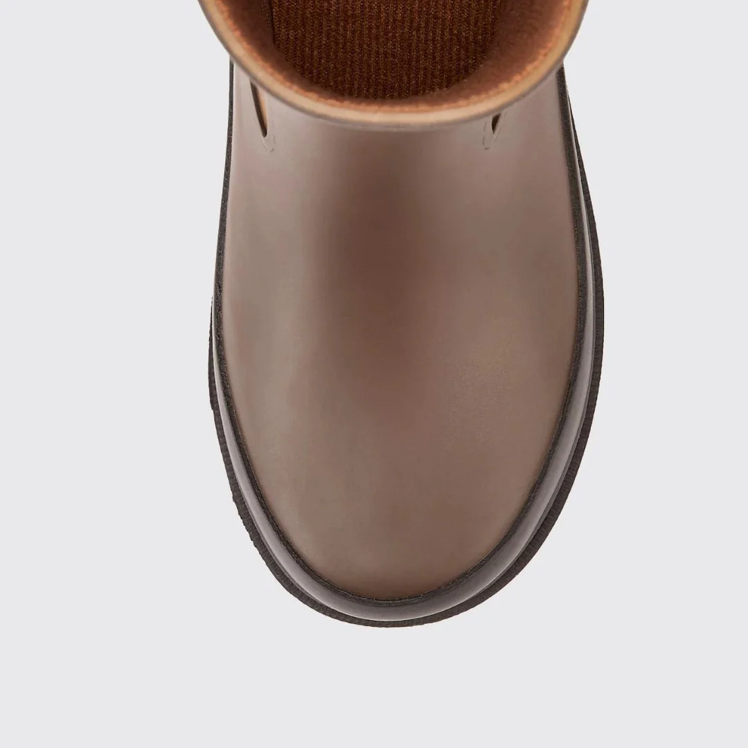 Dubarry Kid's Splash Wellington Boots in Walnut - Image 6
