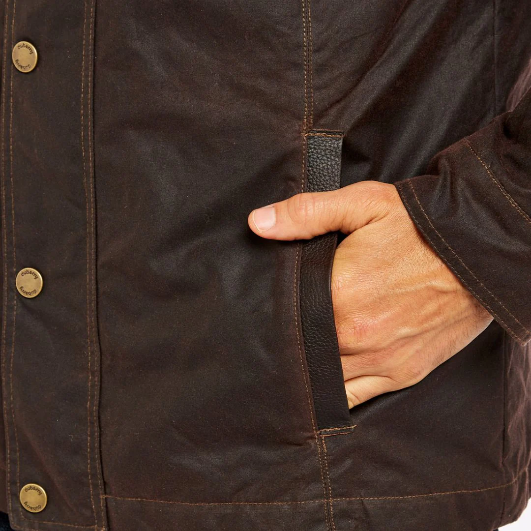 Dubarry Men's Carrickfergus Waxed Jacket in Java - Image 4