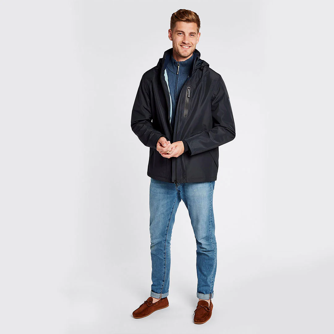 Dubarry Men's Charleville Waterproof Jacket in Navy - Image 4