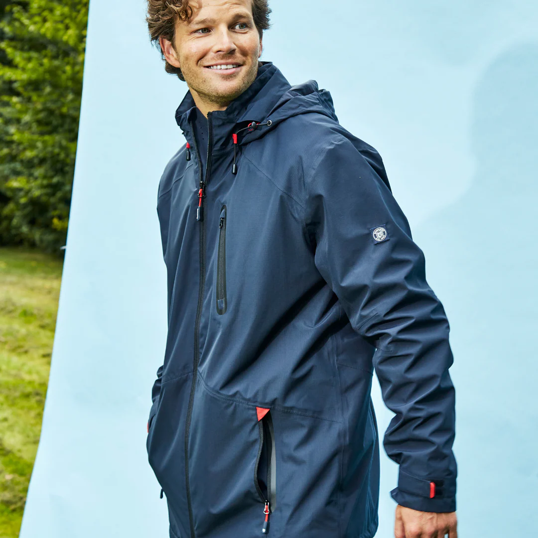Dubarry Men's Crossbarry Waterproof Jacket in Navy - Image 3
